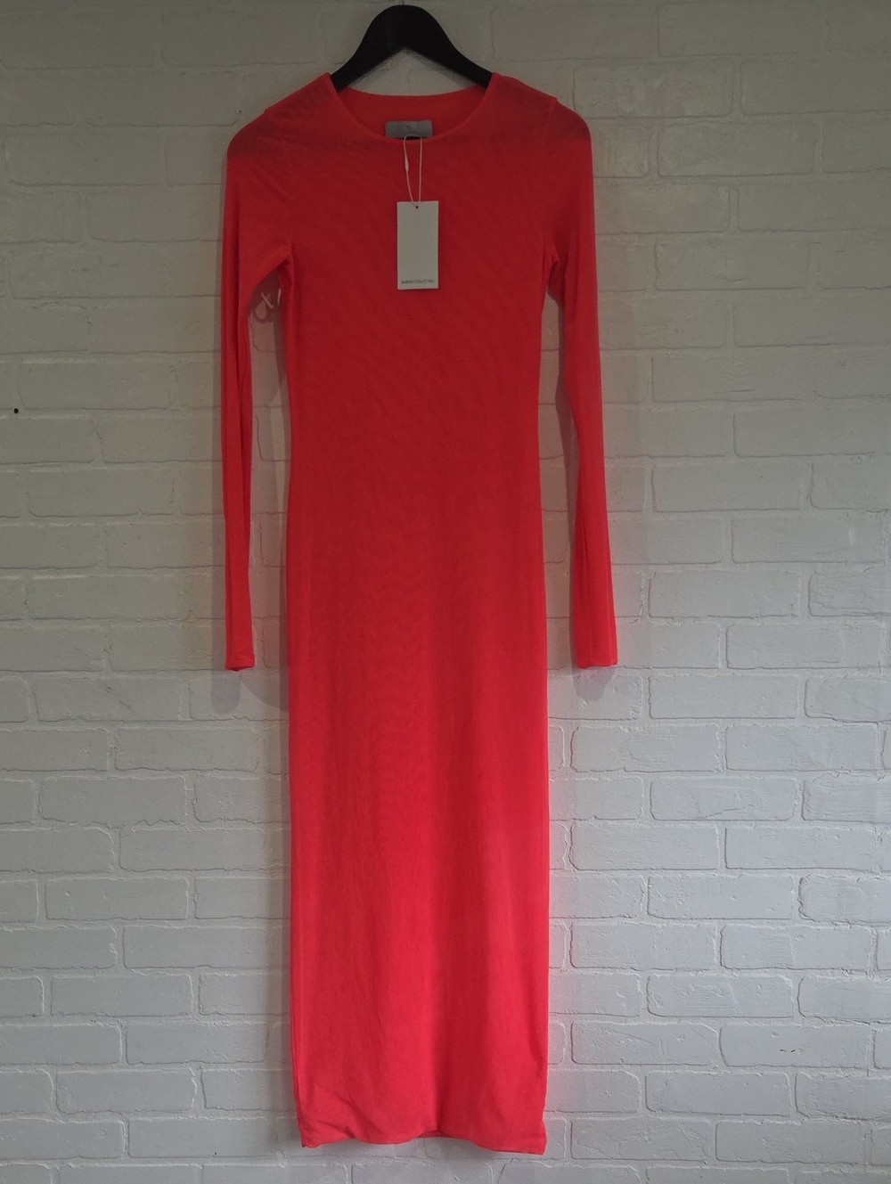 Bardo Collective Coral Mesh Maxi Dress